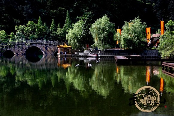 A walking trail in Wudang almost completed