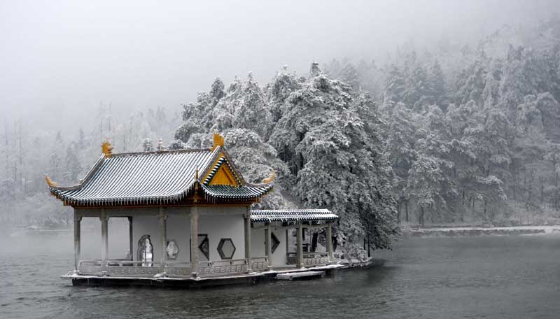 China's white winter
