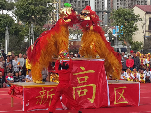 Kunming Hi-Tech Zone winner of dragon dance
