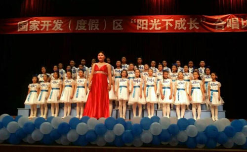 Kunming Hi-Tech Zone school choruses shine on stage