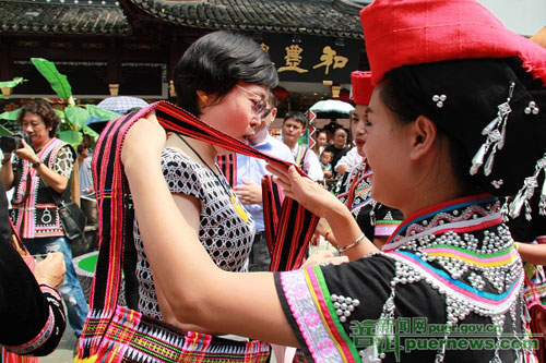 Pu'er culture shows stages in shanghai