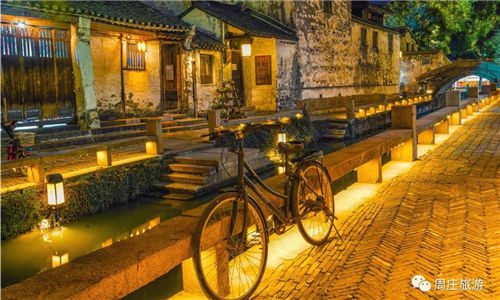 In pics: captivating night view of Zhouzhuang