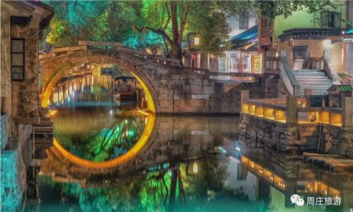 In pics: captivating night view of Zhouzhuang