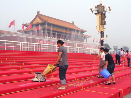 Tiananmen Gate ready for celebrations