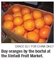 Produce market has fresh fruit appeal