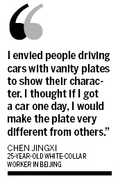 Car owners count the ways to their personalized plates