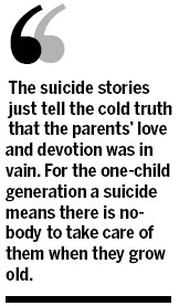 Suicide a selfish act for 'Me Generation'