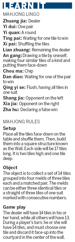 Mahjong mastery clicks and clacks - with expats