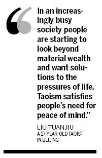 Taoism piques interest of young Beijingers