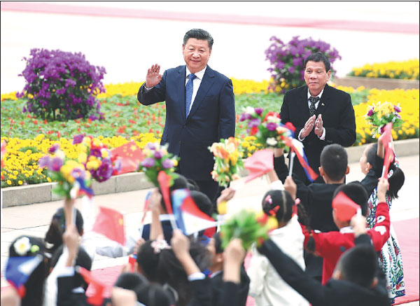 Xi, Duterte hail 'springtime' of ties