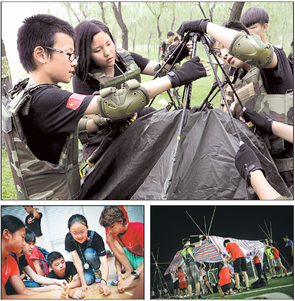China's young round out their education at summer camp