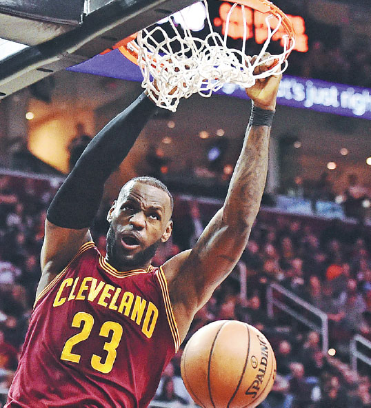 LeBron turns it on as Cavs banish their January blues