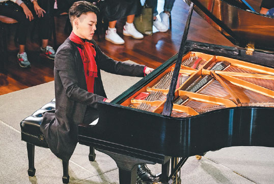 Taiwan pianist's debut studio album all about love