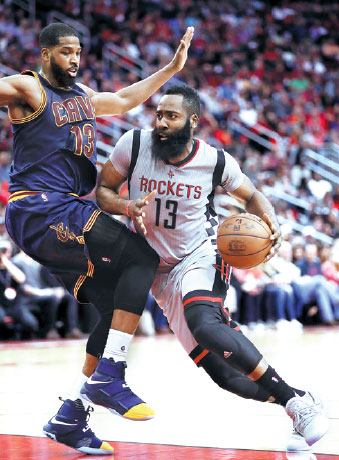 Harden ups his game to outduel King James