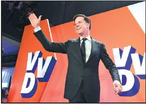 Dutch PM Rutte claims victory in voting, says 'populism' halted