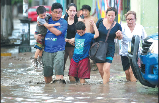 Downpours devastate Peru