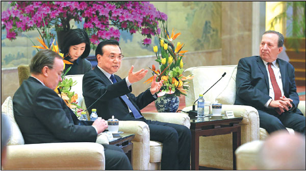 Li says trade friction should be tackled through dialogue