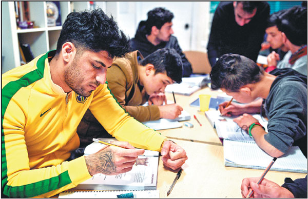 Art, sport steer young refugees to new lives