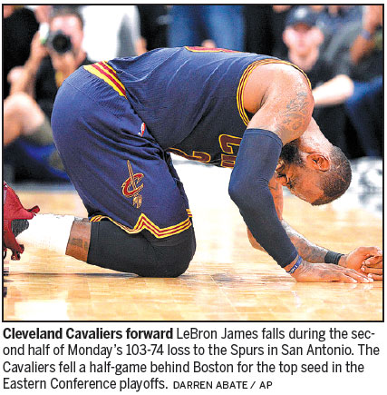 Sharp Spurs shred Cavaliers