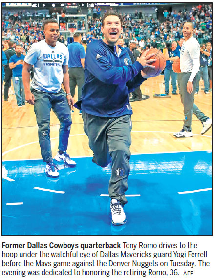 Mavs send their favorite Cowboy riding into sunset