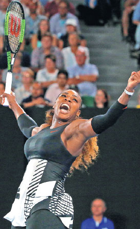Mom-to-be Serena finished for the year