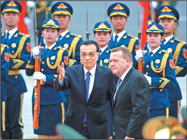 China, Denmark adopt collaborative work plan