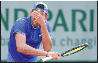 Grief affecting my game, says Kyrgios