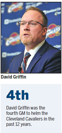 Griffin's departure leaves Cavs rudderless heading into draft