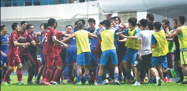 Oscar lands 8-game suspension for triggering Guangzhou brawl