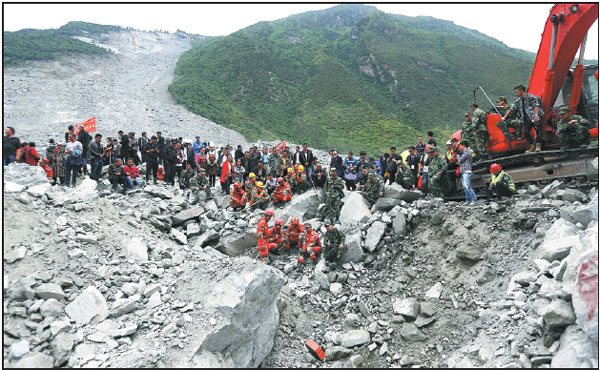 'I had never witnessed anything so scary', woman says of landslide