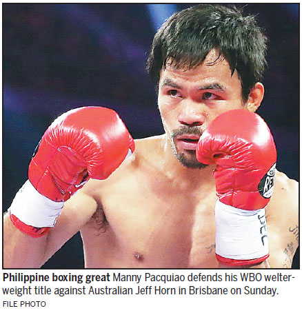 Motivated Manny sounds stern warning to Horn