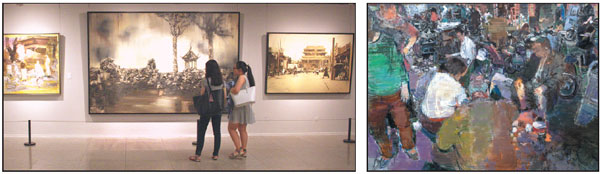 Exhibition focuses on the xieyi school of oil painting