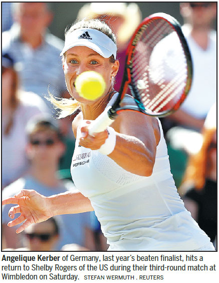 Muguruza and Kerber keep on collision course