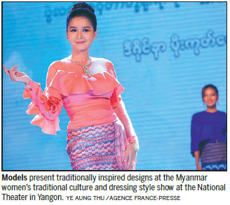 Myanmar designers put twist on local fashion