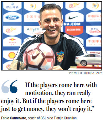 Don't take China lightly, Cannavaro warns imports