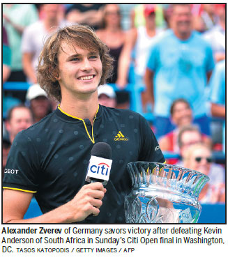 Zverev shows why he's a star on the rise