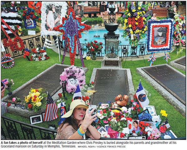 Elvis fans prepare for Graceland vigil to mark 40 years since death of 'the King'