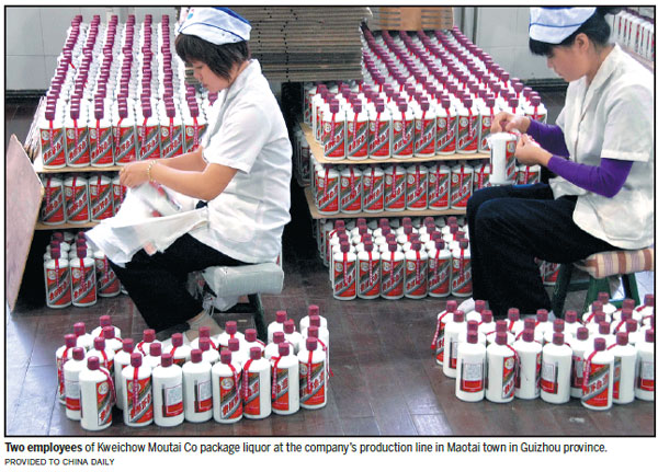 Holiday season gives Moutai cheer