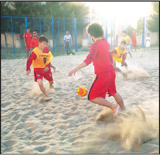 No sand, no problem: Beach soccer in landlocked Afghanistan