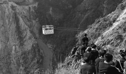 Last village without a road is connected to the outside world