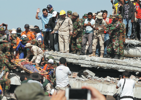 Building collapse rescue ends with 36 dead