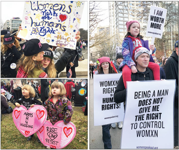 Respect the theme for women marchers