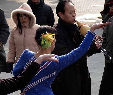 Folk art gathering at Temple of Heaven