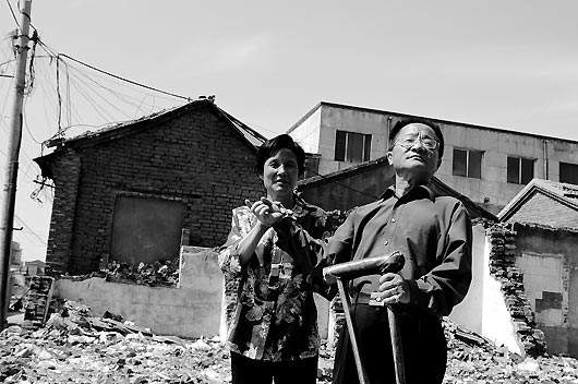 Housing demolition of Da Shi Lan 