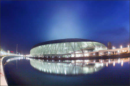 Tianjin Olympic Center Stadium near completion (photos attached)
