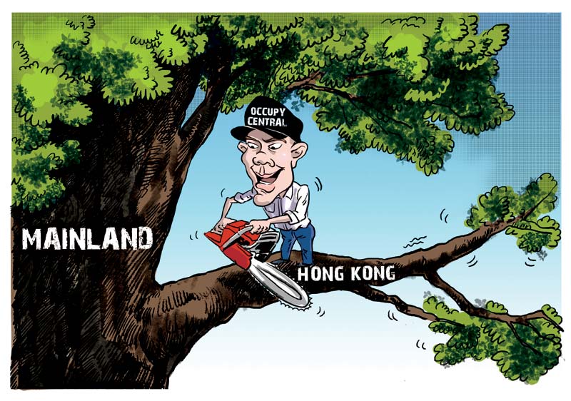 Cartoons capture 10 top China stories of 2014