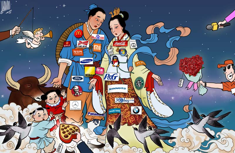 Cartoons capture 10 top China stories of 2014