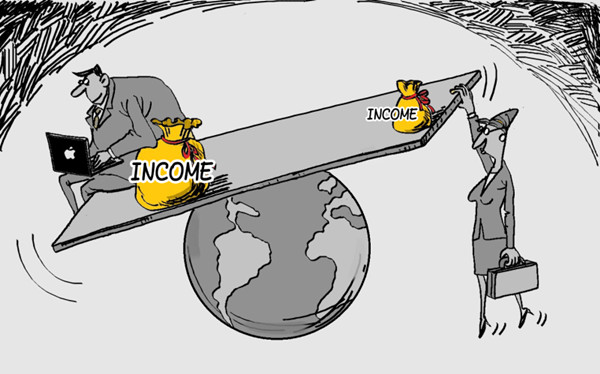 Income inequality remains a challenge