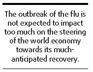 Influenza unlikely to hit economic recovery