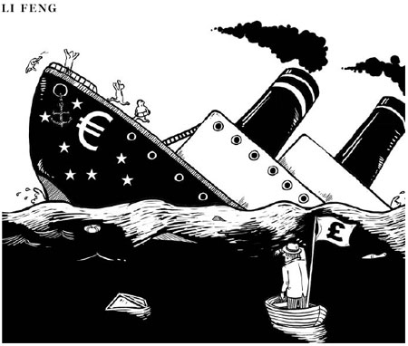 Sinking euro